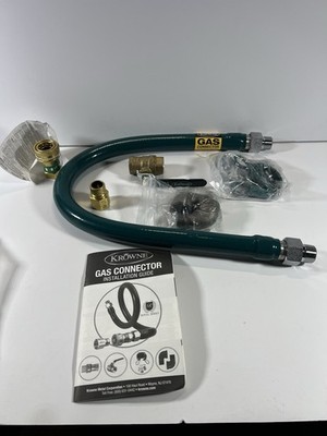 Krowne Metal M7536K 36'' Royal Series Moveable 3/4'' Gas Connection Kit Brand NEW