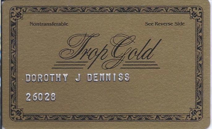 Tropicana Casino - Atlantic City, NJ - 2nd Issue Slot Card