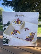 Elements~Monterrey Chip And Dip Serving Plater Tray #44120222 China
