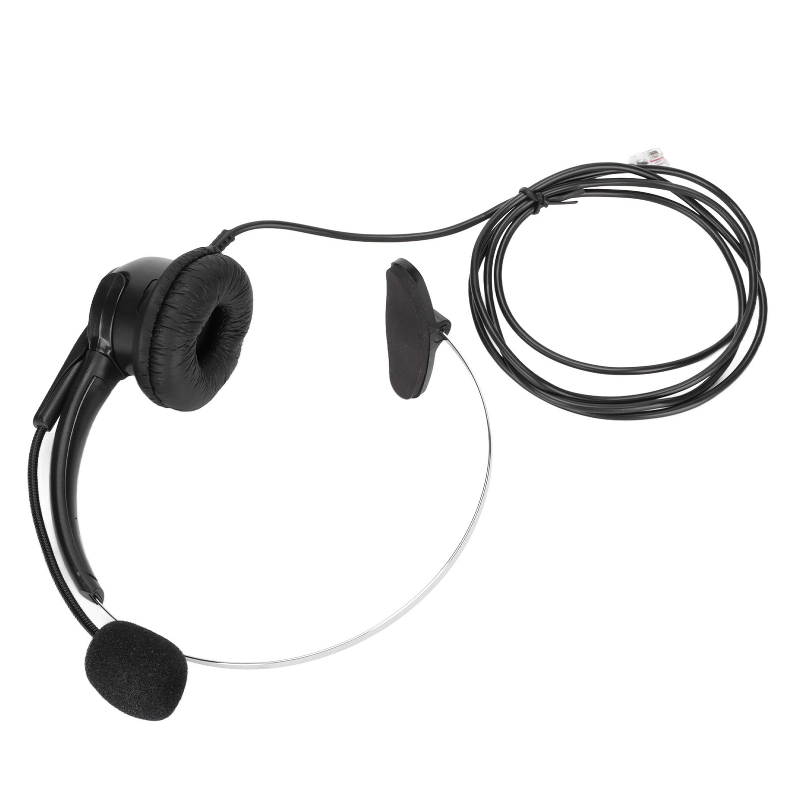 Telephone Headset RJ9 Earphone With 330° Adjustable Mic For Home And Call Ce