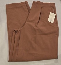 A New Day Women's Stretch High-Rise Slim Tapered Leg Brown Pants Size 4