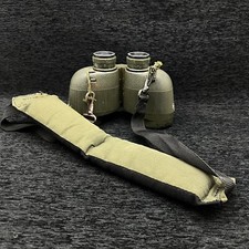 Vintage 1955 Military Steiner Binoculars Hunting Rare Old Green 22M Army Germany