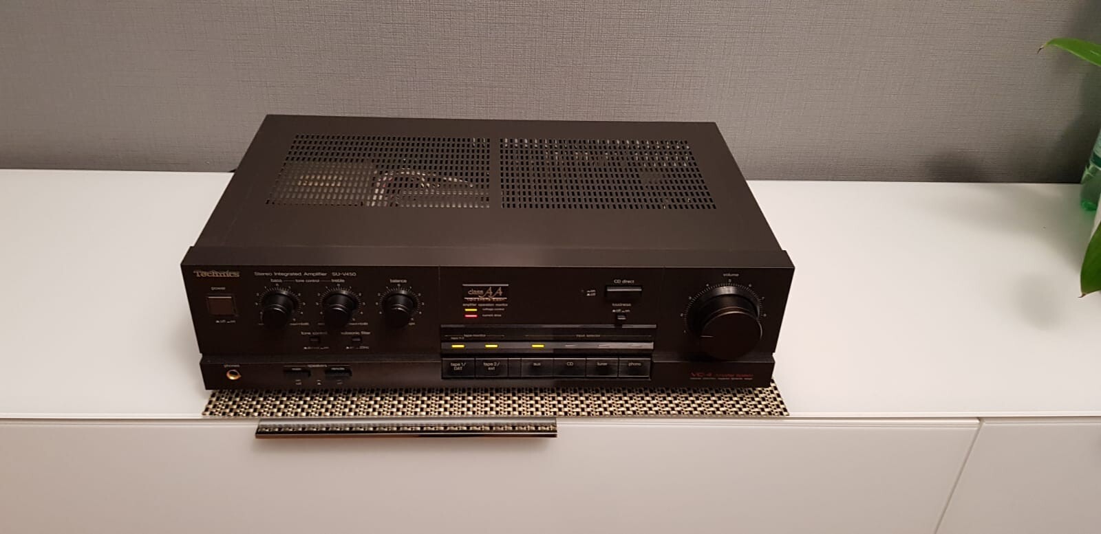 AMPLIFICATEUR INTÉGRÉ TECHNICS SU-V450 classe AA. Avec scène d'entrée phono vinyle. EUR 93,04 AMPLIFICATEUR INTÉGRÉ TECHNICS SU-V450 classe AA. Avec scène d'entrée phono vinyle. EUR 93,04