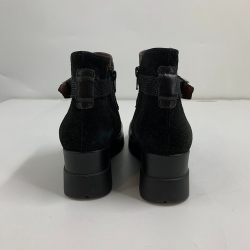 Hispanitas Women's Larae Leather Cross Buckle Heeled Boot Size 7.5/38 - Picture 8 of 15