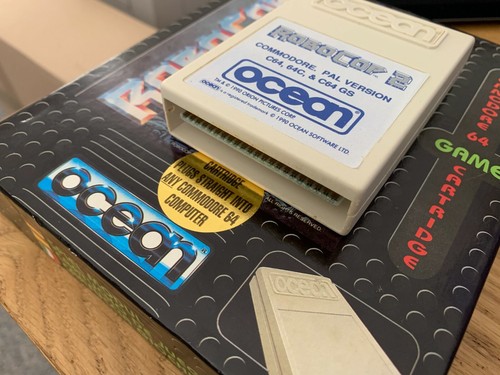 Ocean RoboCop 2 Commodore 64 Cartridge - Boxed Working -👽👾Retro Gift Idea👾👽 - Afbeelding 11 van 12
