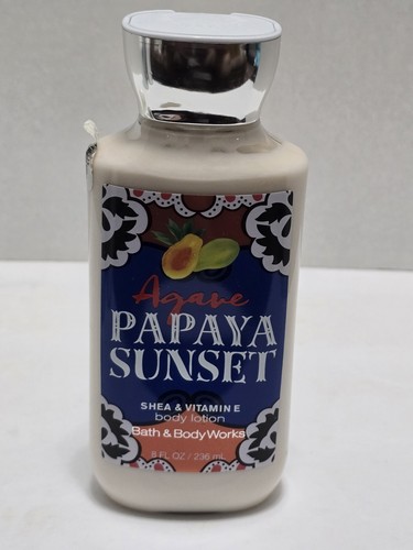 Bath & Body Works AGAVE PAPAYA SONNENUNTERGANG KÖRPERLOTION 8 FLÜSSIGE UNZEN
