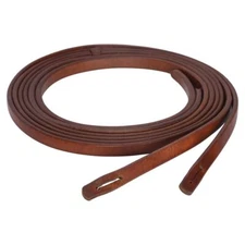Billy Royal Oiled Hermann Oak Leather Slot Reins for Horses | Color Dark Oil
