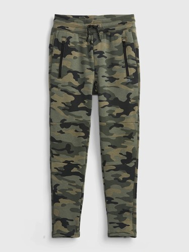 Gap Fit Boys Size XXL (14-16) Camo Green Tech Fleece Lined Body Sweatpants ~ New - Picture 4 of 8