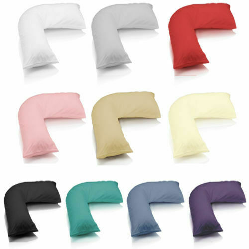 V Shape Orthopaedic Pregnancy Nursing Support Pillow Case Optional Inners Colour-image