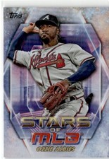 2023 TOPPS SERIES 1 BASEBALL #SMLBC-29 OZZIE ALBIES STARS OF THE MLB CHROME