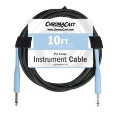 ChromaCast Pro Series Daphne Blue Instrument Cable 10-Feet