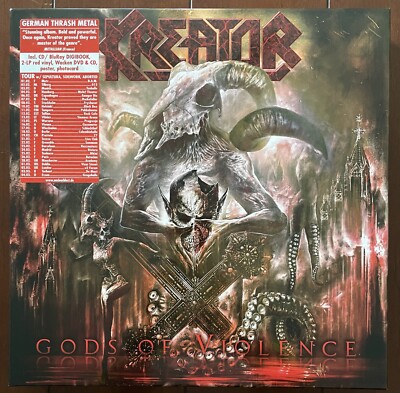 KREATOR 2017 GODS OF VIOLENCE (Thrash Metal) Red Vinyl BOX SET