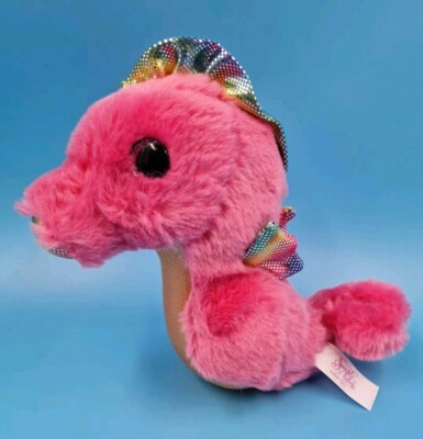 Aurora Sparkle Tales Seepferdchen Riff Rosa Pink Glitzer 17 cm Stofftier Neuwtg