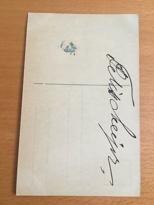 Postcard signed by Felix Meyer