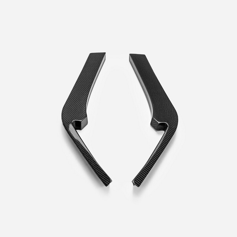 For 370Z Z34 Carbon Fiber Front Bumper Canard 2 Pcs(For Nismo