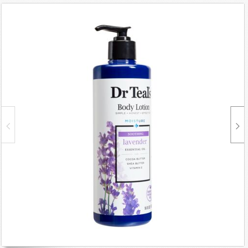Dr Teal's Body Lotion Moisture plus Soothing Lavender, 16 fl oz calming