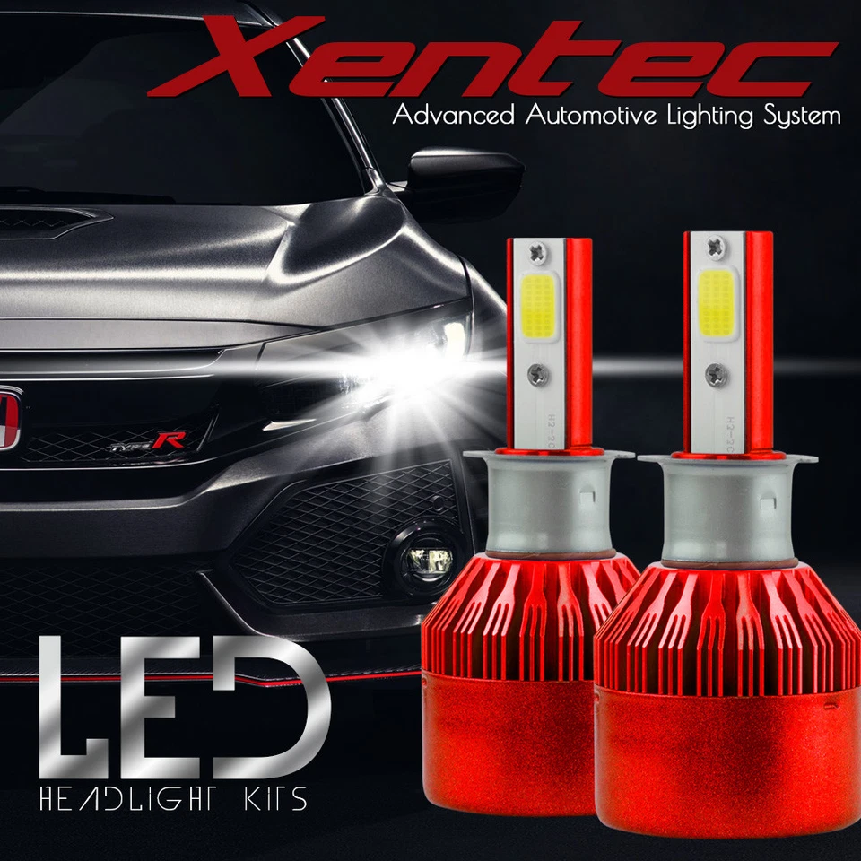 H3 388W 38800LM Kit de faros LED CREE para coche 6000K bombillas blancas HID luces antiniebla Foto 2 de 4