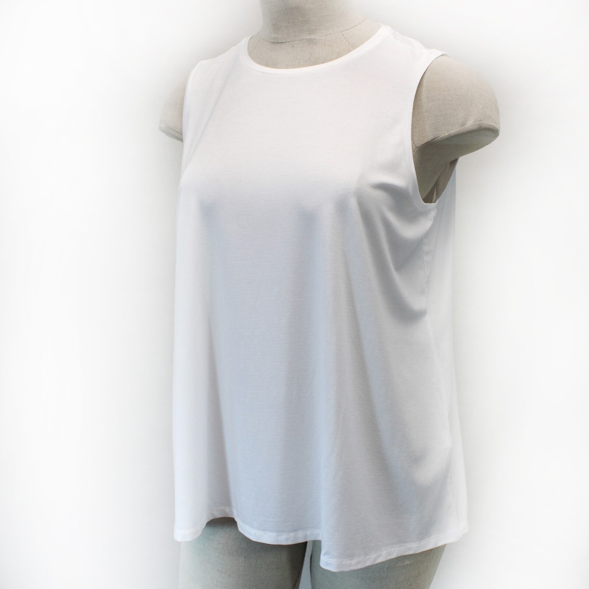 eileen fisher white tank