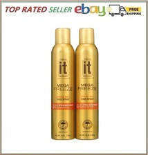 Freeze IT Mega Freeze Hair Spray, Extreme Hold,10 oz, 2 Count