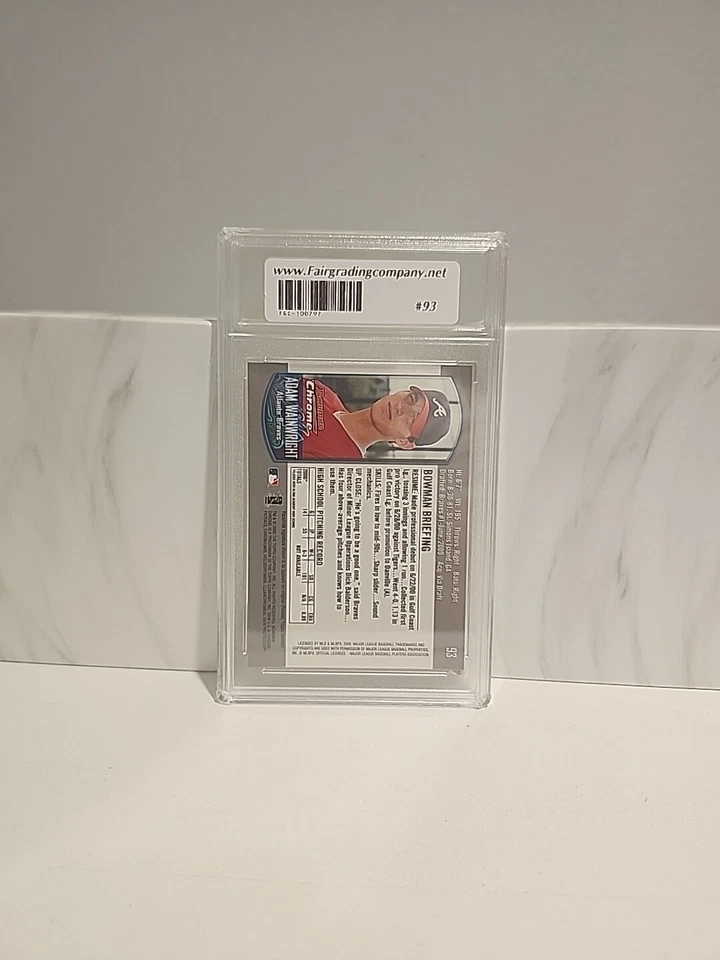 💎 2000 Bowman Chrome Draft Picks #93 Adam Wainwright 💎 GRADUADO FGC10 COMO NUEVO 💎 Foto 2 de 2