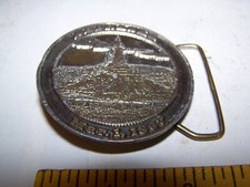 Nebraska Statehood Vintage 1974 Lewis buckles Round belt buckle