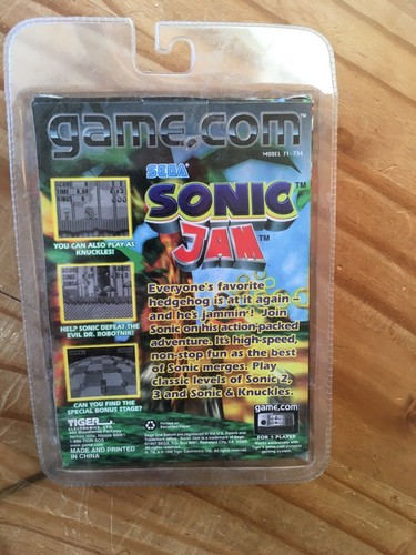 Sonic Jam - Tiger game com - Neuf - New Sealed - RARE - Imagen 2 de 2
