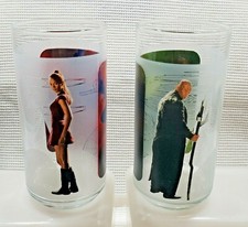 2008 Burger King Star Trek Kolekcjonerskie okulary Zestaw 2 szt. Nero Uhura