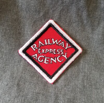 LMH PATCH Badge RAILWAY EXPRESS AGENCY Service Rail REA American Delivery 2-3/4''