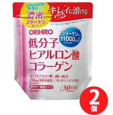 Orihiro low molecular weight hyaluronic acid collagen pouch 180g 6g perday 2 set