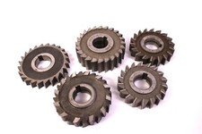 5 St&uuml;ck PWS Wesselmann Scheibenfr&auml;ser &Oslash; 78 - 87 mm HSS-Stahl Nutenfr&auml;ser DDR