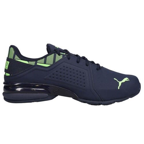 Puma 377334-03 Viz Runner Repeat Wide Mens Running Sneakers Shoes - Blue - | eBay
