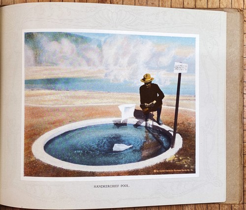 YELLOWSTONE PARK --- 1920s SOUVENIR BOOKLET --- ASAHEL CURTIS PHOTOS - Picture 10 of 11