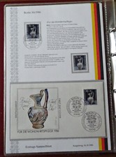 Berlin ETSB 10c / 1986 ERSTTAGS SAMMELBLATT Briefmarken F&uuml;r die Wohlfahrtspflege