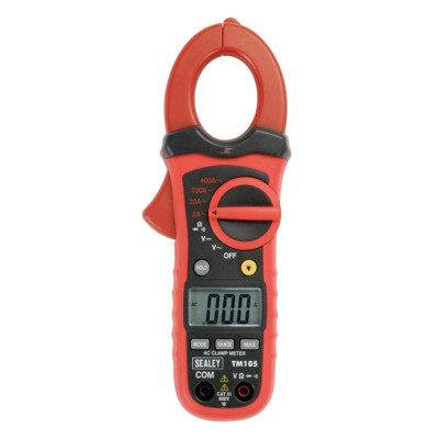 Professional Auto-Ranging Digital Clamp Meter NCVD - 6-Function - Sealey TM105 N