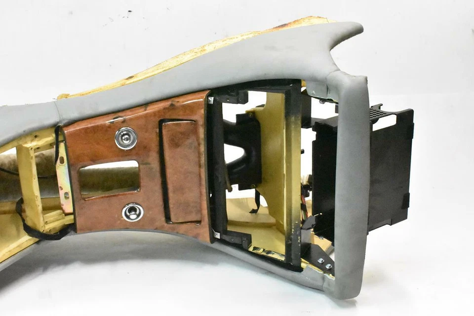 2001 Bentley Arnage Center Console With Wood Trim Gray OEM - Image 3 of 4