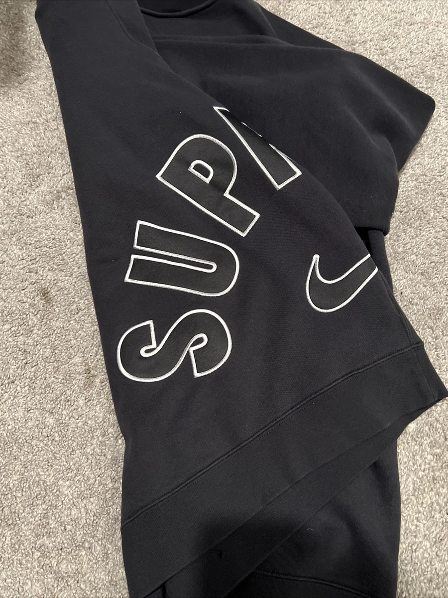 Supreme Nike Arc Crewneck Sweatshirt Black Size XL | eBay