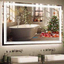 48 36 LED Bathroom Mirror, Lighted Vanity Mirror, Mirror With Light