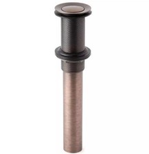 Signature Hardware Pop-Up Push Seal Drain, 6" Tail, Oil Rubbed Bronze