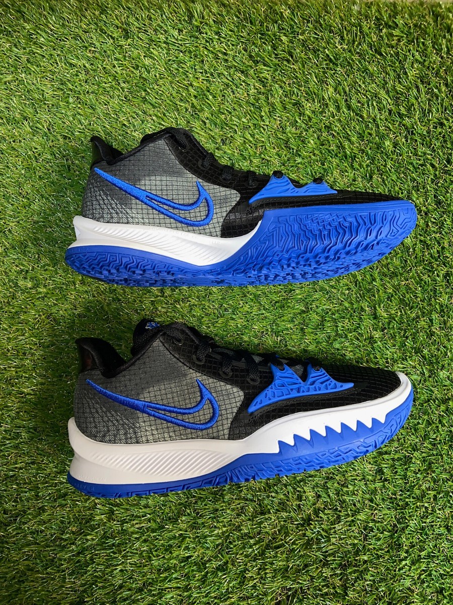 Nike Kyrie Low 4 Black Blue Grey Basketball Shoes DA7803-005 Mens