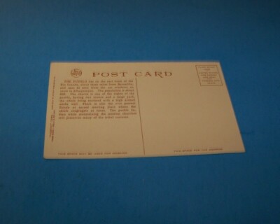 Pueblo Of San Felipi Arizona Fred Harvey 