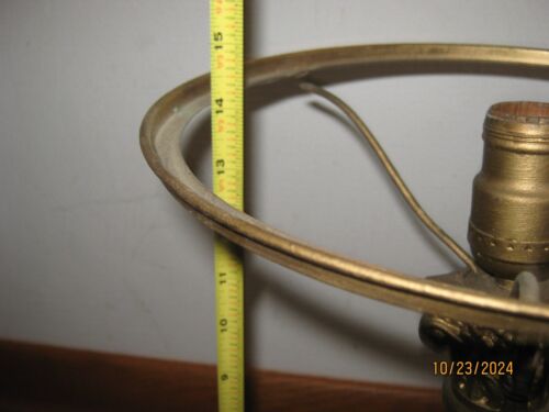 Antique Original Table Lamp Base has Angels - AS-IS Read - needs Rewired Vintage - Picture 14 of 18