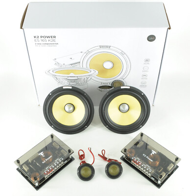 FOCAL ES 165 K2E - K2 POWER EVO 6.5'' 2-WAY COMPONENT, BRAND NEW, MADE IN FRANCE