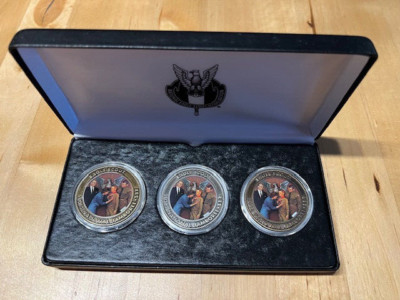 NESA A Great Moment, proof coin set in case brand new