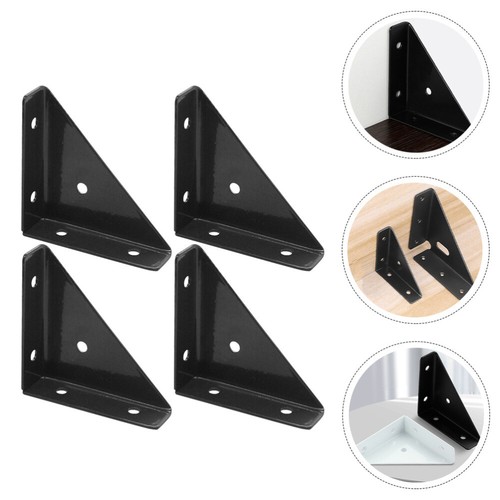 4 Pcs Shelf Fastener Support Hardware Bed Corner Accessories Brace Brackets - Picture 5 of 12