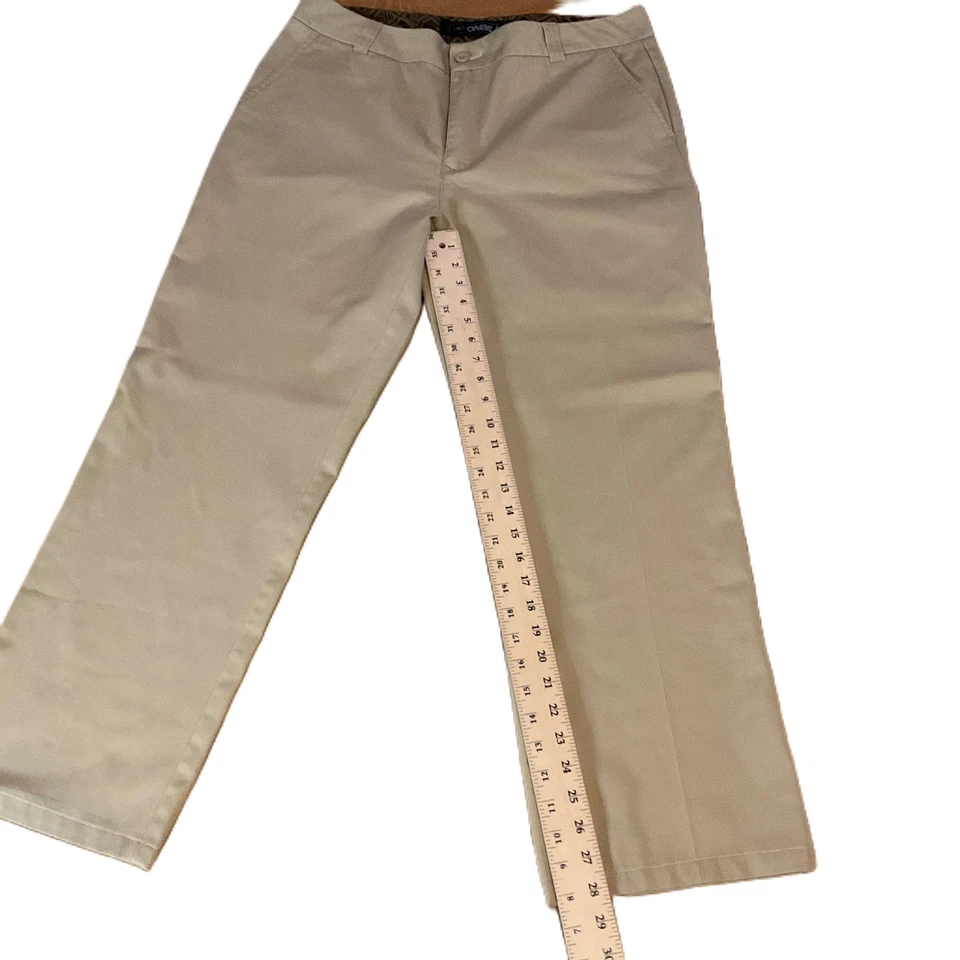 Pantalones pantalones ONeill para hombre caqui con cierre de botones frontal plano talla 36 Foto 2 de 4