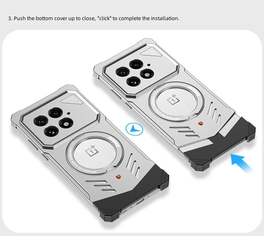 磁性铝合金金属无框散热支架保护壳 适用于 Oneplus 13 - 第 15 张/共 17 张