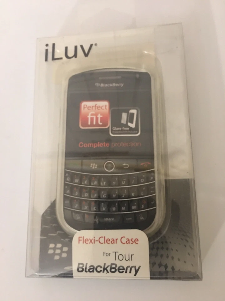 New iLuv Clear Case BlackBerry Flexi-Clear Tour Phone 9630 Bonus Glare IBB402CLR - Image 3 of 4