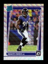 2021 OPTIC PREMIUM BOX SET WAVE PRIZM #258 ODAFE OWEH RC /299 CORNER DING SMUDGE