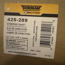 Dorman 425-289 Steering Shaft fits Jeep Wrangler JK 55351281AB 55351281AC 553512