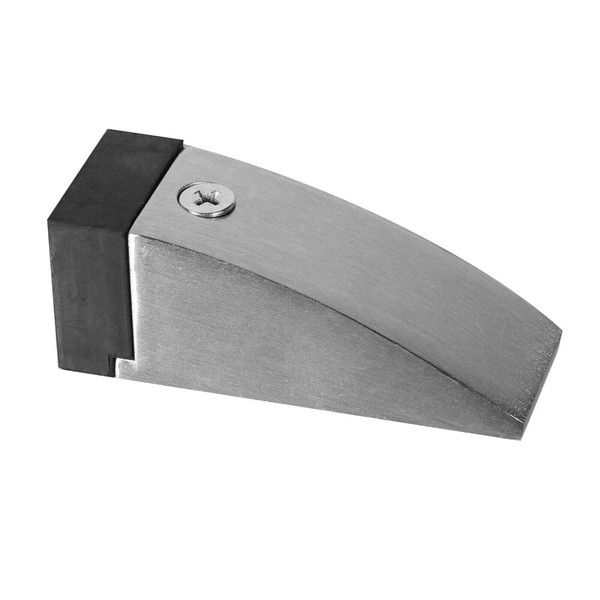SchöNer TüRstopper Edelstahl-Optik BodentüRstopper BodentüRpuffer Stopper Puffer-image
